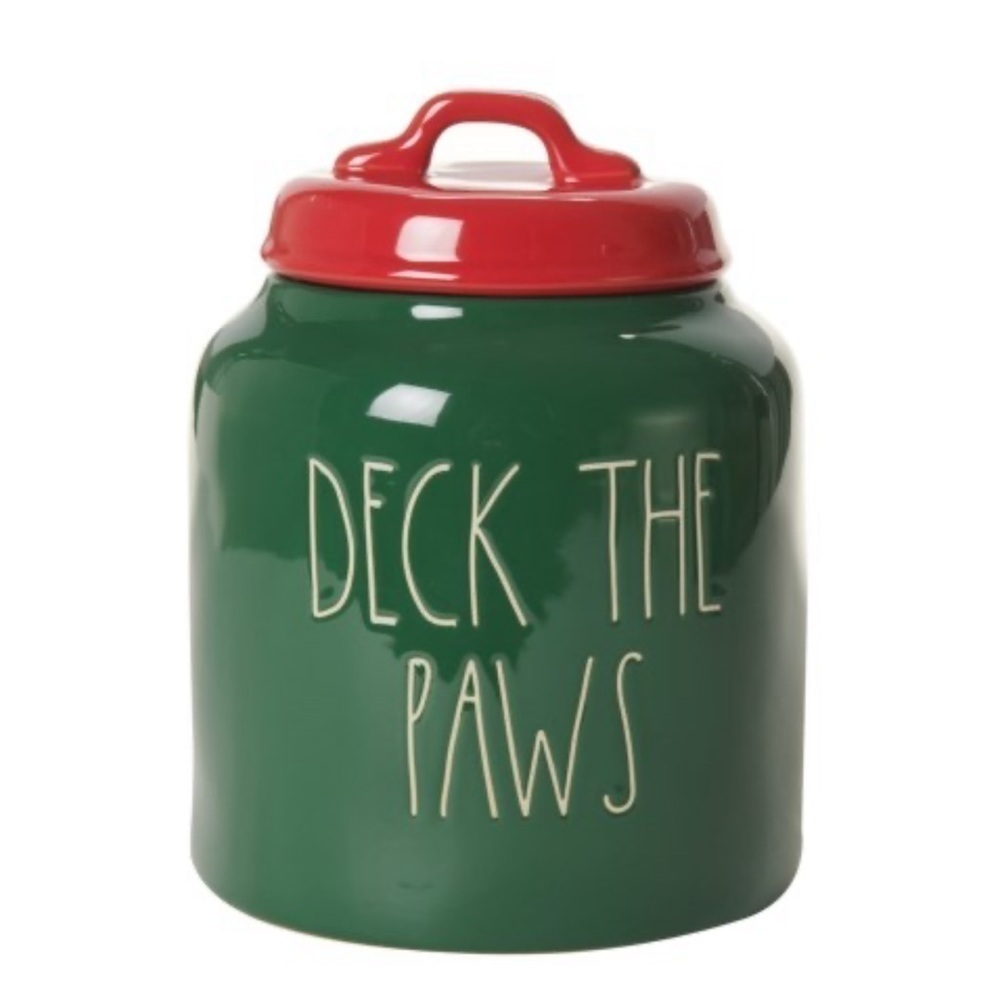 Rae Dunn • Deck the Paws Canister